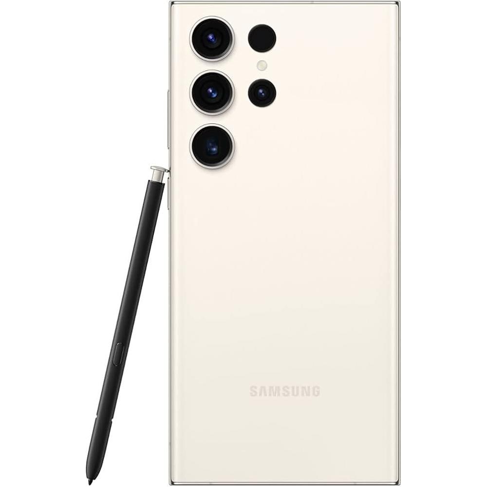Refurbished Used Samsung Galaxy S23 Ultra 5G SM-S918B/DS 256GB 8GB Ram Dual (Global) Unlocked GSM (Cream)