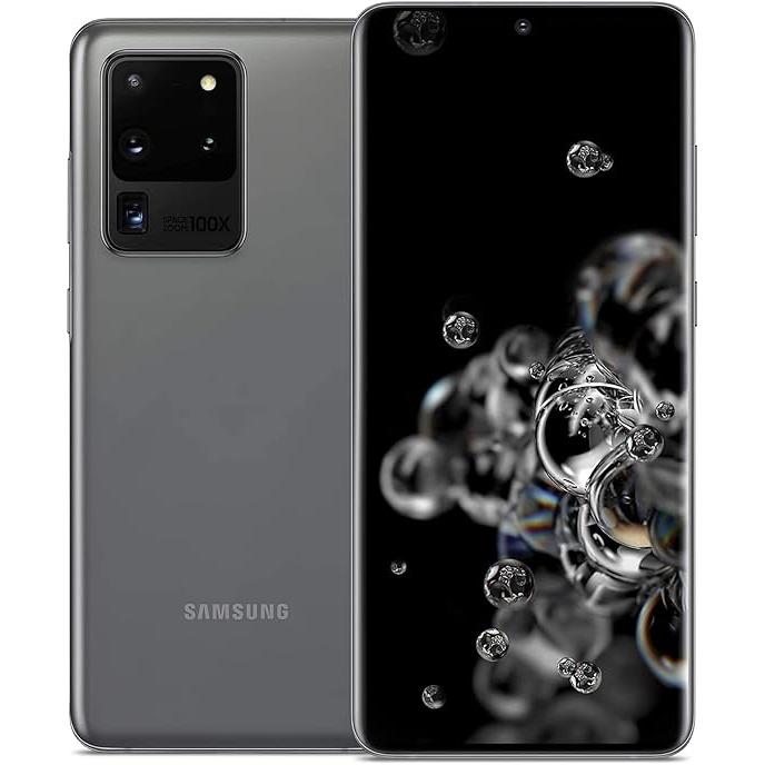 Refurbished Used Samsung Galaxy S20 Ultra, 128GB, Cosmic Gray - Fully Unlocked